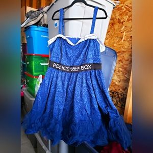 Torrid Public Call Box Doctor Who Cosplay Dress